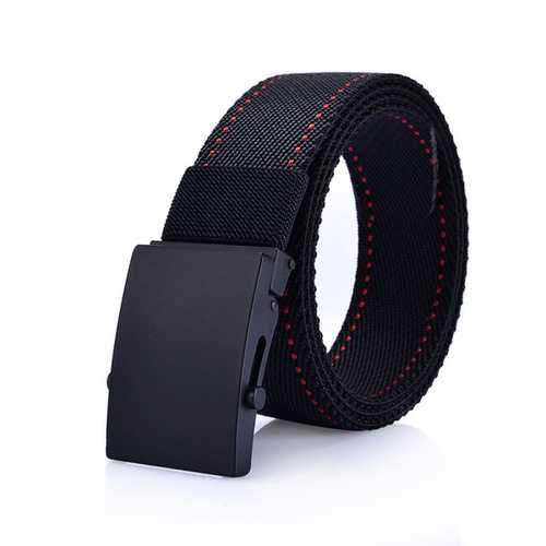 125CM Men Nylon Alloy Buckle Belt Outdoor Sport Military Durable Pants Strip