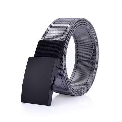 125CM Men Nylon Alloy Buckle Belt Outdoor Sport Military Durable Pants Strip