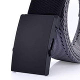125CM Men Nylon Alloy Buckle Belt Outdoor Sport Military Durable Pants Strip