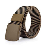 125CM Mens Nylon Resin Buckle Belt Outdoor Sport Military Tactical Durable Pants Strip