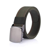 125CM Men Nylon Alloy Buckle Belt Military Tactical Durable Outdoor Sport Pants Strip
