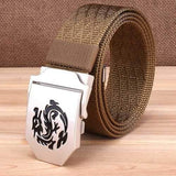 120CM Mens Nylon Alloy Buckle Military Tactical Belts Outdoor Jeans Strip