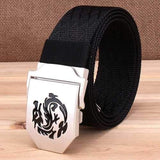 120CM Mens Nylon Alloy Buckle Military Tactical Belts Outdoor Jeans Strip