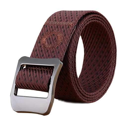 120CM Mens Nylon Military Tactical Belt Casual Alloy Pin Buckle Waistband
