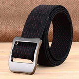 120CM Mens Nylon Military Tactical Belt Casual Alloy Pin Buckle Waistband