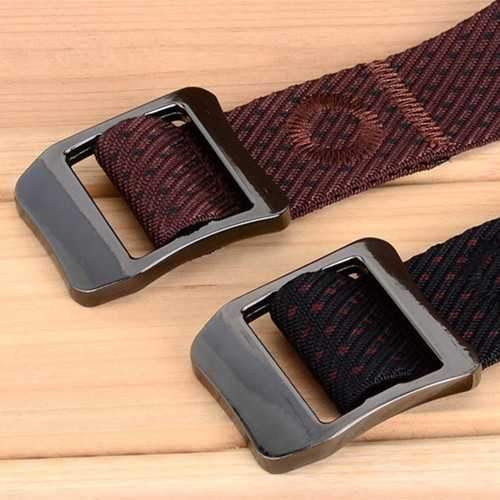 120CM Mens Nylon Military Tactical Belt Casual Alloy Pin Buckle Waistband