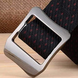 120CM Mens Nylon Military Tactical Belt Casual Alloy Pin Buckle Waistband