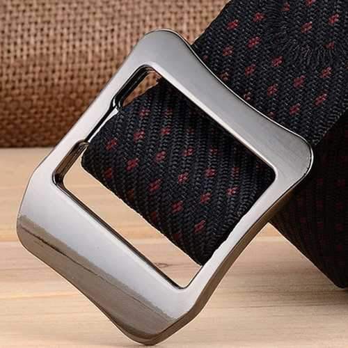 120CM Mens Nylon Military Tactical Belt Casual Alloy Pin Buckle Waistband