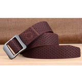 120CM Mens Nylon Military Tactical Belt Casual Alloy Pin Buckle Waistband