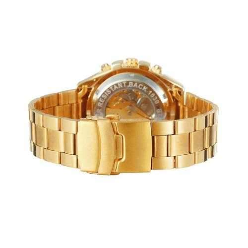 FORSINING F1030 Automatic Mechanical Watch Luxury Stainless Steel Strap Men Wrist Watch