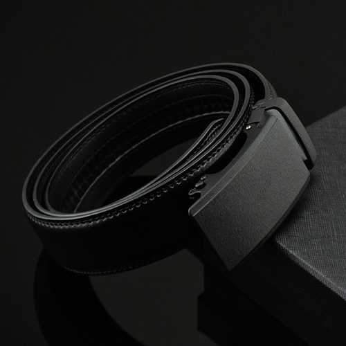 Men Automatic Buckle Leather Tactical Belts Business Alloy buckle Belts Waistband