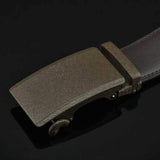 Men Automatic Buckle Leather Tactical Belts Business Alloy buckle Belts Waistband