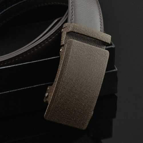 Men Automatic Buckle Leather Tactical Belts Business Alloy buckle Belts Waistband