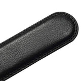 Mens Fashion Genuine Leather Belts Business Metal Automatic Buckle Strap Jeans Waistband