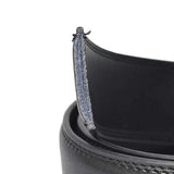 Mens Fashion Genuine Leather Belts Business Metal Automatic Buckle Strap Jeans Waistband
