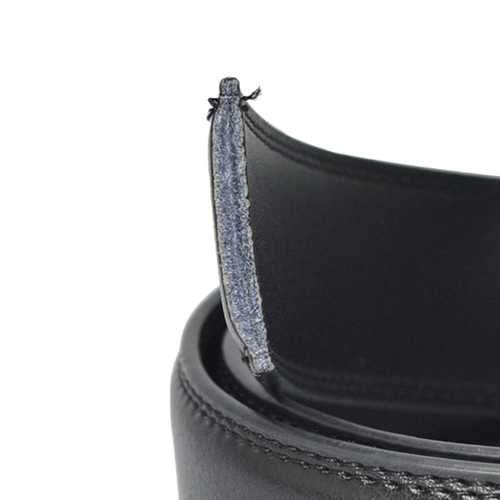 Mens Fashion Genuine Leather Belts Business Metal Automatic Buckle Strap Jeans Waistband