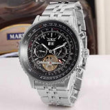 JARAGAR F120506 Fashion Automatic Mechanical Watch Stainless Steel Strap Men Wrist Watch