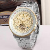 JARAGAR F120506 Fashion Automatic Mechanical Watch Stainless Steel Strap Men Wrist Watch