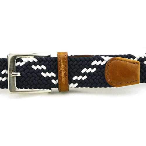 115CM Men Unisex Elastic Nylon Belt Outdoor Sports Durable Pin Buckle Jeans Waistband