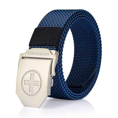 125CM Mens Nylon Durable Buckle Belt Casual Sport Army Tactical Jeans Waistband