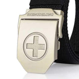 125CM Mens Nylon Durable Buckle Belt Casual Sport Army Tactical Jeans Waistband