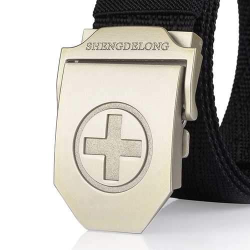 125CM Mens Nylon Durable Buckle Belt Casual Sport Army Tactical Jeans Waistband