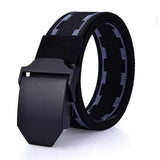 125cm Men Nylon Army Tactical Belt Durable Outdoor Sports Casual Automatic Buckle Pants Strap