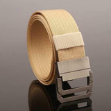 130CM Mens Double Ring Buckle Belt Nylon Military Tactical Durable Sport Jeans Waistband