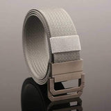 130CM Mens Double Ring Buckle Belt Nylon Military Tactical Durable Sport Jeans Waistband