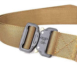 125CM Mens Nylon Outdoor Tactical Military Army Belt Heavy Duty Buckle Waistband