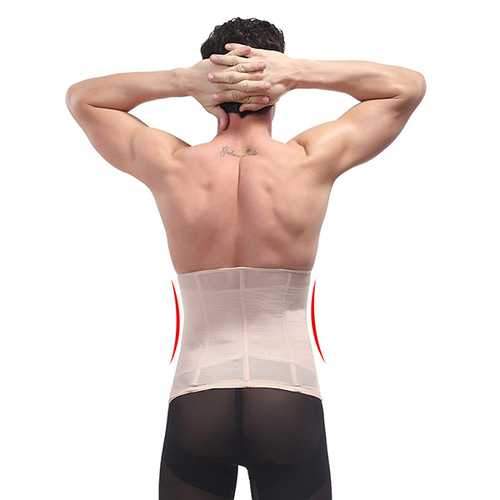 Mens Slimming Belt Belly Elastic Body Shaper Casual Corset Abdomen Tummy Slim Girdle