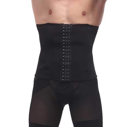 Mens Slimming Belt Belly Elastic Body Shaper Casual Corset Abdomen Tummy Slim Girdle