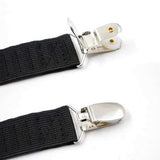 Mens Shirt Stays Holder Good Elastic Uniform Business Suspender Shirt Garter