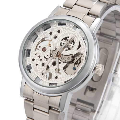 LUCKYFAMILY G8099 Mechanical Watch Self-winding Luxury Hollow Business Men Watch