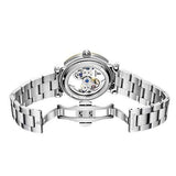 IK COLOURING 98399 Business Style Men Wrist Watch Stainless Steel Strap Automatic Mechanical Watches