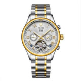 TEVISE 806 Military Wind Male Wristwatch Automatic Stainless Steel Luminous Mechanical Watche