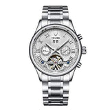 TEVISE 806 Military Wind Male Wristwatch Automatic Stainless Steel Luminous Mechanical Watche