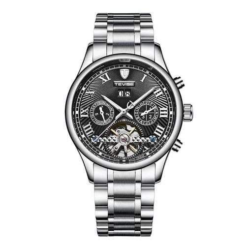 TEVISE 806 Military Wind Male Wristwatch Automatic Stainless Steel Luminous Mechanical Watche