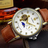 YAZOLE 379 Casual Men Watch Automatic Mchanical 24 Hours Display Wrist Watch
