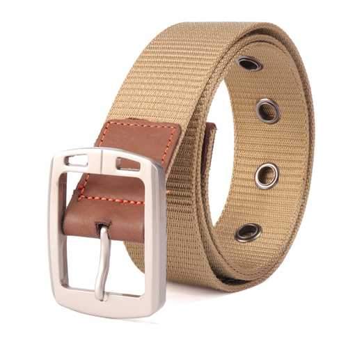 120CM Men Nylon Pin Alloy Buckle Durable Belt