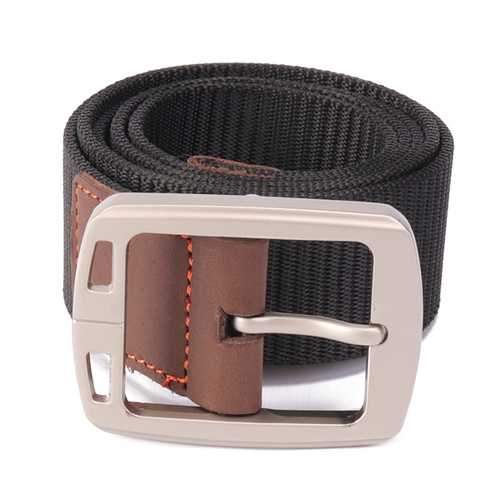 120CM Men Nylon Pin Alloy Buckle Durable Belt