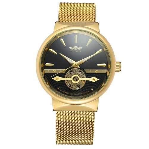 427 3D Scale Design Stainless Automatic Mechanical Watch