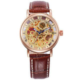 NORTH 1218 Skeleton Men's Hand Wind Mechanical Watches