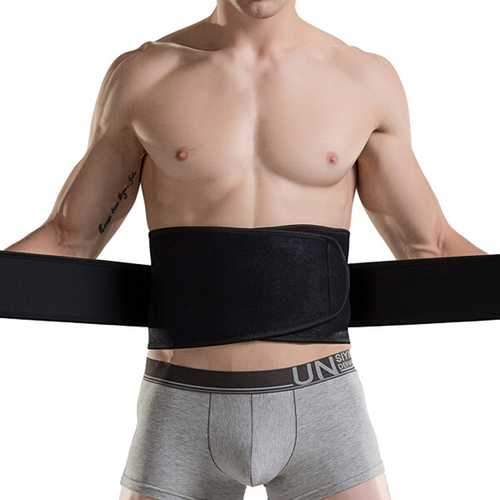 Mens High Elasticity Fitness Body Shaper Belly Belt