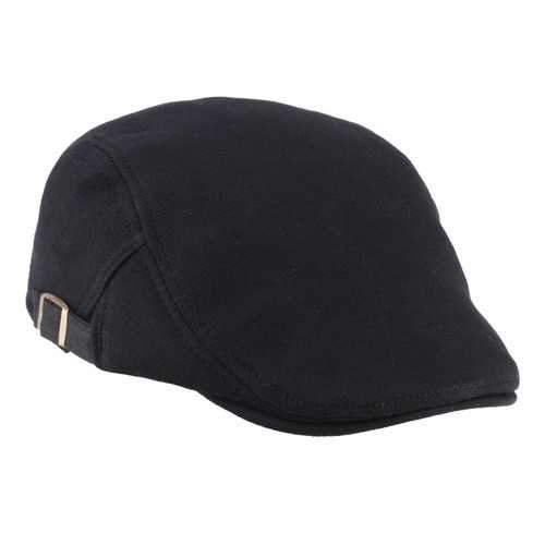 Unisex Men Women Cotton Blend Newsboy Beret Hat Duckbill Golf Flat Buckle Cabbie Cap