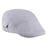 Unisex Men Women Cotton Blend Newsboy Beret Hat Duckbill Golf Flat Buckle Cabbie Cap