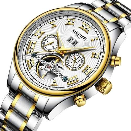 KINYUED JYD-J011 Rome Automatic Mechanical Men Wrist Watch
