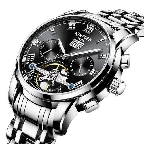 KINYUED JYD-J014 Stainless Steel Automatic Mechanical Watch