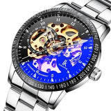 IK COLOURING 98226G Skeleton Dial Automatic Mechanical Watch