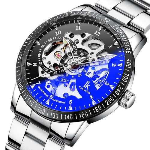 IK COLOURING 98226G Skeleton Dial Automatic Mechanical Watch